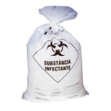 Saco de Lixo Branco Infectante 50 L